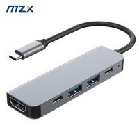MZX Multi Ports Docking Station Splitter 3 0 USB A 3.0 2.0 Hub Type C Adapter Concentrator Dock Extension PC Laptop Accessories  USB Network Adapters
