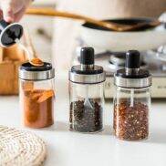 Set 3 Lọ Đựng Gia Vị Kèm Thìa