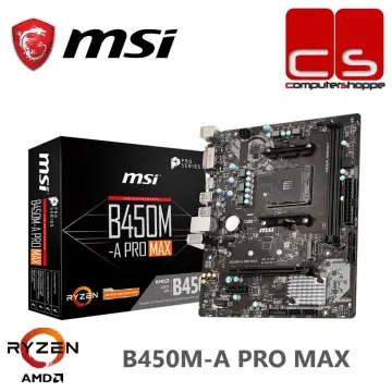 Shop Latest Msi B450 A Pro Max Atx Amd online Lazada .my