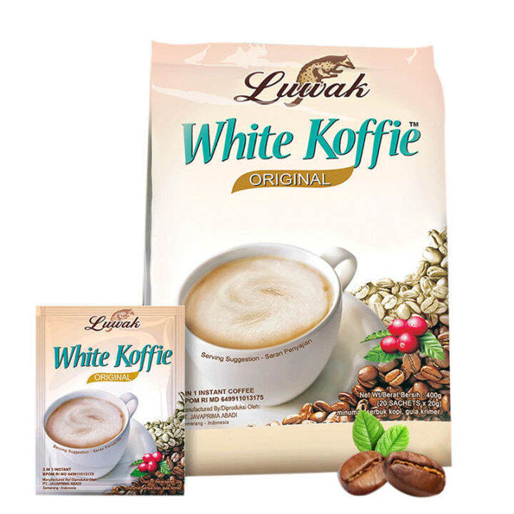 Indonesian original white coffee Luwak cat excrement coffee Original