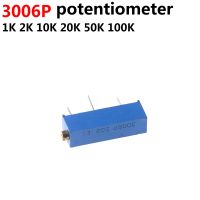 20PCS 3006P Precision Multi-turn Adjustable Potentiometer 1K 2K 5K 10K 20K 50K 100K 200K 500K 100R 200R 500R 100 200 500 ohm