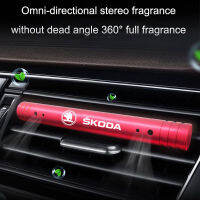 【Cw】For Roomster Octavia Rapid Fabia Superb Codeaq Scala Kamiq Car air outlet aromatpy stick air conditioner. Ballam diffuser: ！