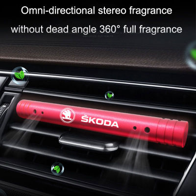 【Cw】For Roomster Octavia Rapid Fabia Superb Codeaq Scala Kamiq Car air outlet aromatpy stick air conditioner. Ballam diffuser: ！