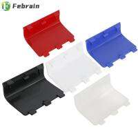 FEBRAIN 10 Pcs พลาสติกทำจากพลาสติก ฝาปิดแบตเตอรี่ พอดีอย่างสมบูรณ์แบบ ตำแหน่งรูที่แม่นยำ ฝาหลังเกมคอนโซล แบบพกพาได้ แข็งแรงและทนทาน เคสคอนโซลเกม สำหรับ X กล่องหนึ่ง เกมแฮนเดล