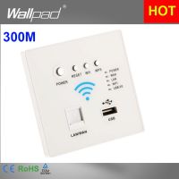 300M Rate 110 250V White USB Socket Wireless WIFI USB Charging SocketWall Embedded Wireless AP RouterWiFi Repeater