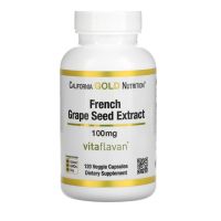 California Gold Nutrition, French Grape Seed Extract 100 mg 120 Veggie Caps