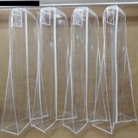 Transparent Clothes Storage Bag Solid Cover For Wedding Dress Dust Extra Large Waterproof PVC Garment