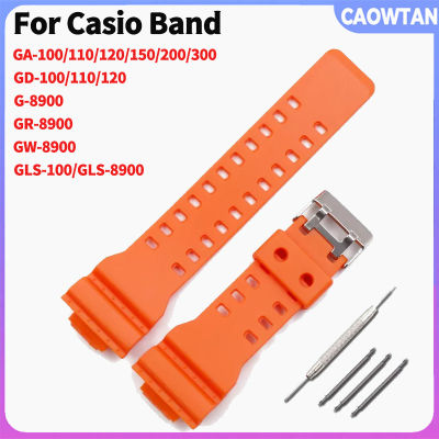 ผู้ชาย Resin Strap สำหรับ Casio G-SHOCK GA-100/110/120/150/200/300ซิลิโคนสำหรับ GD-100/110/120 G-8900/GR-8900/GW-8900 GLS-100/GLS-8900 G Shock ทดแทนอุปกรณ์เสริม