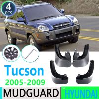 บังโคลนชายบังโคลนกันโคลนสำหรับ Hyundai Tucson JM 2005 ~ 2009 2006 2007 2008อุปกรณ์เสริมรถยนต์แบบกระเด็น