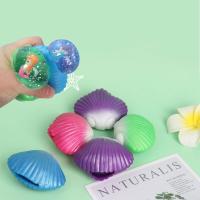 【LZ】◄  Creative Fun Mermaid Shell Squishy Toys Novelty Decompression Fidgets Toy Stress Relief Squeeze Toy for Adult Teenager Children