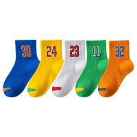 Boys Socks 5 Pairs/Lot Spring Summer Cotton Children Sport Socks For Kids Girl Baby