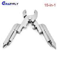 Pocket Multitools Plier Outdoor Mini Folding Muilti-functional Plier Clamp Keychain Hiking Tool