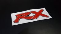 โลโก้ งานสติกเกอร์ เรซิ่น อาร์เอ็กซ์ ฮอนด้า Honda RX civic es 2002 for rear sticker logo badge