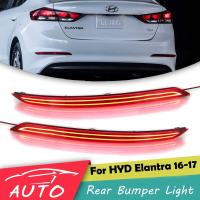 LEDสะท้อนหลังกันชนไฟท้ายสำหรับHyundai Elantra AD 2017 2018 2019 2020สีแดงเลนส์หยุดเบรกไฟท้ายรถบรรทุก