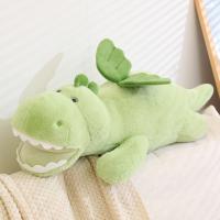 [COD] The new happy lying posture dinosaur plush toy doll is skin-friendly and comforts the little to accompany as a gift for children