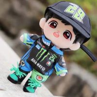 【Ready Stock?】 Original 20CM Cotton Doll Cute Plush Toy Stuffed Cosplay Wang Yibo Racing Suit Clothes Hat Shoes