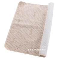 BABYKIDS95 ผ้ารองกันเปื้อน กันน้ำ หนานุ่ม สีธรรมชาติไม่ฟอกสี Changing Mat , Changing Pad (Natural Brown)