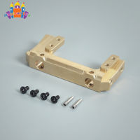 SS【ready stock】1PCS 85g Brass Front Bumper Mount Servo Stand for 1/10 RC Crawler Axial SCX10 II 90046 Upgrade Parts