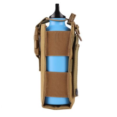 1Pcs Nylon Tactical Molle Water Bottle Pouch Military Canteen Cover Holster Outdoor Travel Hiking Kettle Bag Sport Bag
