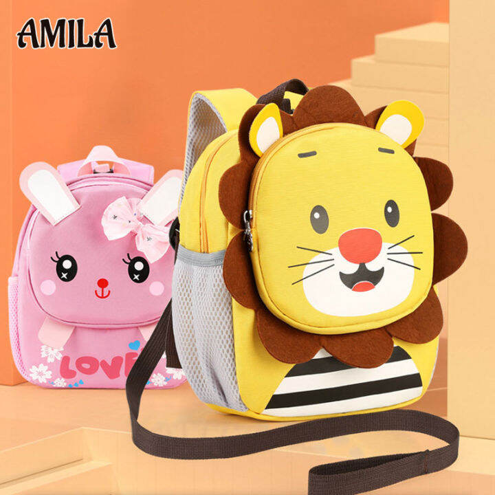 กระเป๋าเป้สะพายหลังของเด็ก-amila-รูปตัวการ์ตูนใหม่ป้องกันการสูญหายเป้ชายและหญิงแฟชั่นเด็กทารก