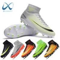 Hot Sale Classical Soccer Shoes Mens Football Boots Sneakers Waterproof High Ankle AG/TF Soccer Cleats Boys Outdoor Sport Shoes