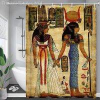 【CW】☍✔  Boho 3d Curtains Bohemia Egyptian Pharaoh Shower Curtain With Hooks Decoration Washable Fabric