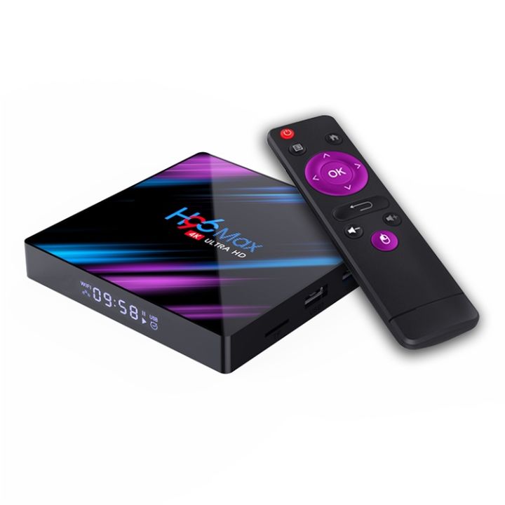 กล่อง-android-h96max-แรม-4gb-64gb-wifi-2-4-bluetooth-4-0-android-10-0-tv-box-rockchip-rk3318-with-4k-media-player