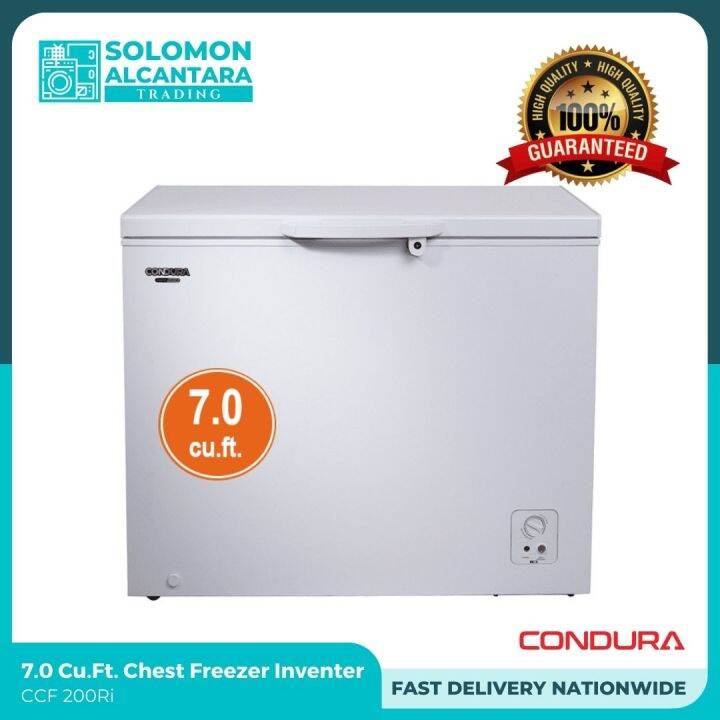 SOLOMON ALCANTARA TRADING Condura Chest Freezer CCF 200Ri 7.0 CU.FT