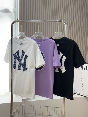 23 Summer New Back Logo Letter Men And Women Same Style Fashion Brand Round Neck Loose Short Sleeves T-Shirt 030801