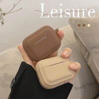 【hot sale】 ㍿✗ C02 Simply Brown For Apple Airpods Gen 2 Silicone Case For AirPods Pro Case 1/2/3 For Airpod 3 Case Earphone Inpods 1/2/3