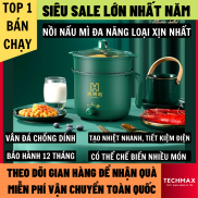 Ca nấu mì đa năng 2 tầng mẫu mới vân đá chống dính không gỉ chế biến được