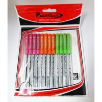 (Wowwww++) ปากกา Quantum 1233 แพ็ค 12 แท่ง ราคาถูก ปากกา เมจิก ปากกา ไฮ ไล ท์ ปากกาหมึกซึม ปากกา ไวท์ บอร์ด