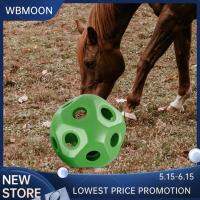 WBMOON 15.7น่ารัก "ม้าลูกบอลของเล่นสำหรับสัตว์เลี้ยงม้าลูกบอลป้อนอาหารม้าหญ้าแห้งที่ขัดฟันสุนัข