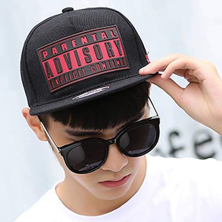 หมวก-advisory-snapback-หมวก-hiphop-หมวกเบสบอล-หมวกแฟชั่น-snapback-หมวกแฟชั่น-หมวกเต็มใบ-คุณภาพดี-ราคาถูก-ใส่ได้ทุกเพศทุกวัย-vintage-fashion-summer-2022