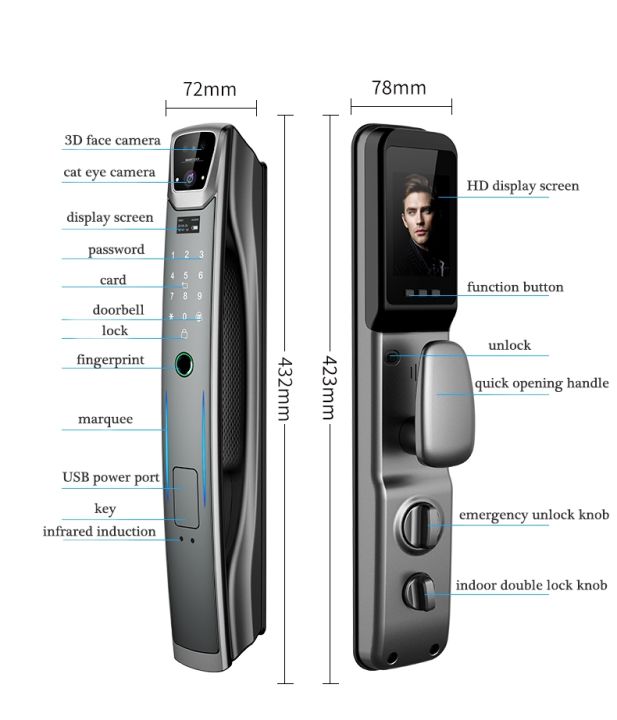 hot-sell-camera-face-id-recognition-video-calling-smart-tuya-wifi-app-biometric-fingerprint-code-card-home-door-lock