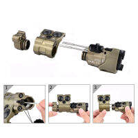 Wadsn Mawl metal strobe Red Green IR sight IR visible led Bule dual function pressure switch military weapon Scout light