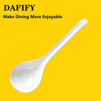 DAFIFY 7นิ้วพอร์ซเลนธัญพืชข้าวซุปช้อนเหมาะสำหรับบ้านและโรงแรม