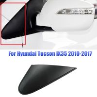 1PairFront Window Side Black Mirror Corner Triangle Fender Plastic Mirror Corner Triangle Fender for Hyundai Tucson IX35 2010-2017 86180-2S000 86190-2S000