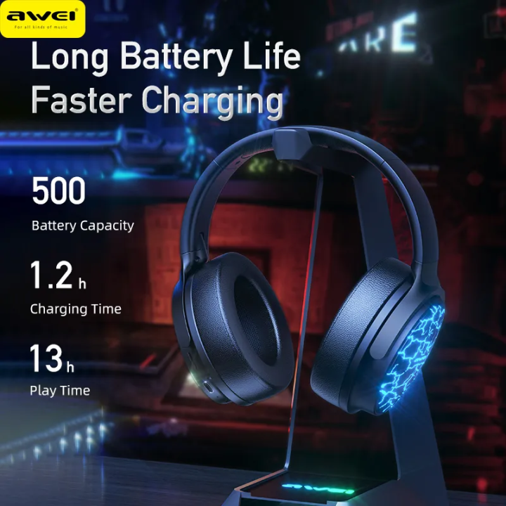 Awei A780Pro Headworn esports Bluetooth earphones with wireless