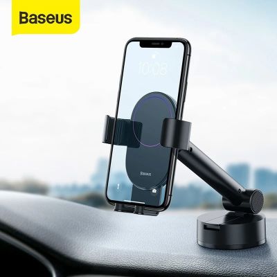 Baseus ที่ยึดโทรศัพท์  แท่นวางมือถือ Simplism Gravity Car Mount Holder with Suction ที่วางโทรศัพท์มือถือในรถ ที่ยึดโทรศัพท์