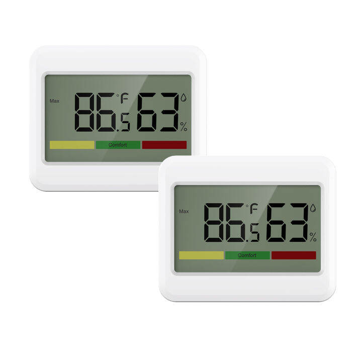 2 Pack Hygrometer Home Room Thermometer, Room Thermometer Hygrometer
