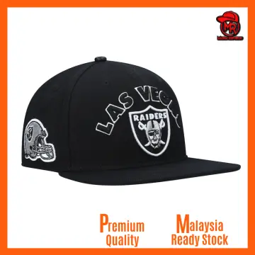 New Era Flat Brim 9FIFTY Cotton Block Las Vegas Raiders NFL Grey