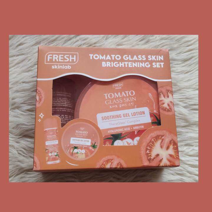 Fresh Tomato Glass Skin Brightening Set Lazada PH