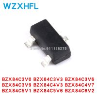 100pcs/lot BZX84C6V8 BZX84C7V5 BZX84C8V2 BZX84C9V1 BZX84C10 BZX84C12 BZX84C15 BZX84C16 BZX84C20 BZX84C24 Zener Diode WATTY Electronics