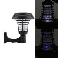 [Newkits] ไฟที่ช็อตแมลง UV พลังงานแสงอาทิตย์นักฆ่าแมลงยุง LED สวนหลังบ้านกลางแจ้ง