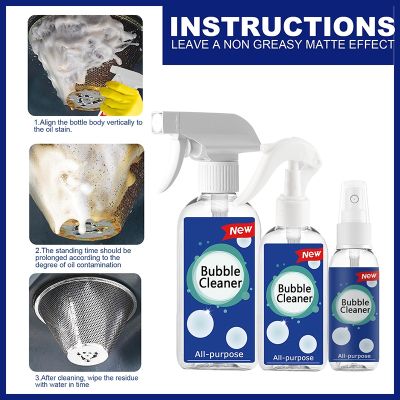 ◊▼ Multifunctional Household Kitchen Cleaner All-Purpose Bubble Cleaner Best Natural Cleaning Product Safety Foam Cleaner
