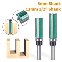 【DT】hot！ 8MM 12MM Shank Z4 Pattern Bit Router Woodworking Milling Cutter Wood Face Mill Carbide End