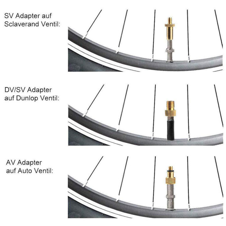 26ชิ้น-ล็อตทองแดงจักรยานวาล์ว-sv-av-dv-ทองแดงวาล์วอะแดปเตอร์ชุด-mtb-จักรยานเสือภูเขายางปั๊มอะแดปเตอร์ชุด-i-nflator-ปั๊มอุปกรณ์เสริม