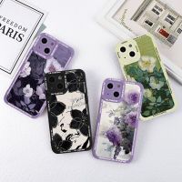 Ink Painting Flower Case For Xiaomi Poco X3 NFC Mi 11S 11 Lite NE 11T Redmi Note 9 9s 10 10S 8 8T 9c Pro Max Oil Paintings Cover Drawing Painting Supp