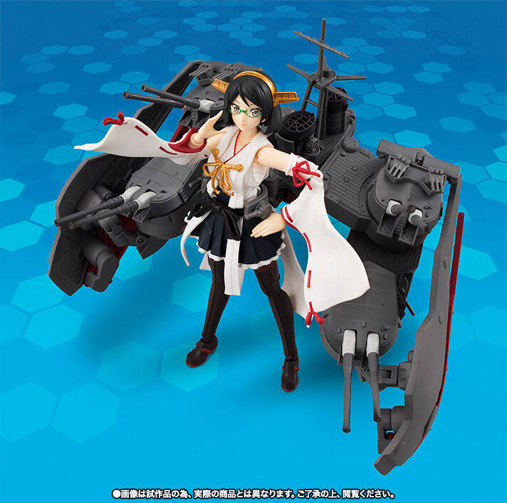 figma-ฟิกม่า-งานแท้-100-figure-action-bandai-armor-girls-project-agp-จากการ์ตูนเรื่อง-kantai-collection-kan-colle-คันไตคอลเลกชัน-เรือรบโมเอะ-kirishima-kai-ni-ii-คิริชิมะ-ไคนิ-ver-original-from-japan-แ